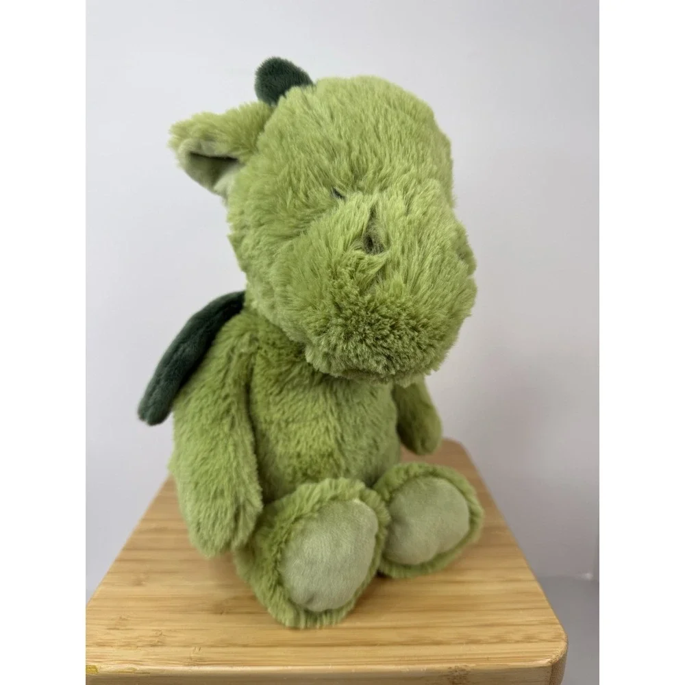 Carters Green Dragon Plush Wings Baby Lovey Nursery Toy 12